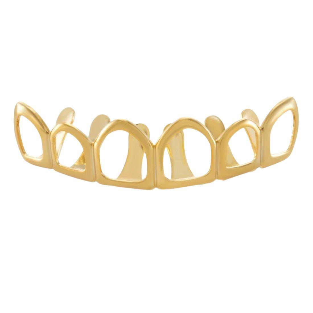 King Ice Open-Face Grillz - GOLD
